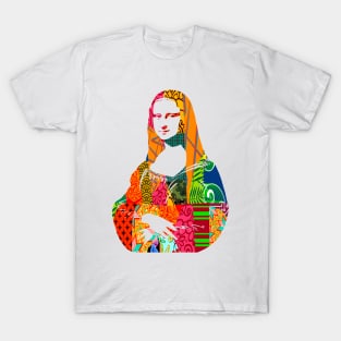 Monalisa Prints Collage T-Shirt